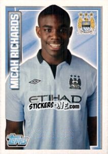 Figurina Micah Richards - Premier League Inglese 2012-2013 n. 106 - Topps