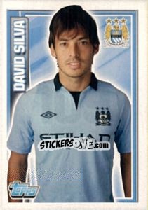 Sticker David Silva - Premier League Inglese 2012-2013 - Topps