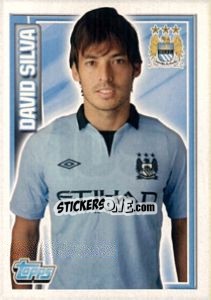 Sticker David Silva - Premier League Inglese 2012-2013 n. 109 - Topps