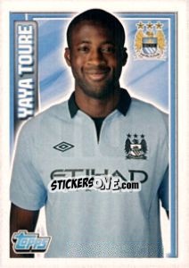 Cromo Yaya Touré - Premier League Inglese 2012-2013 - Topps