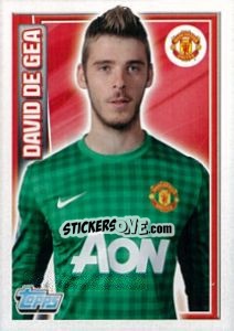 Sticker David de Gea - Premier League Inglese 2012-2013 - Topps