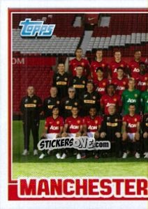 Sticker Manchester United Team Pt.1 - Premier League Inglese 2012-2013 n. 118 - Topps