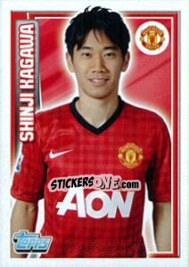 Sticker Shinji Kagawa - Premier League Inglese 2012-2013 - Topps