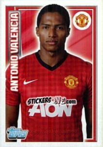 Sticker Antonio Valencia - Premier League Inglese 2012-2013 n. 123 - Topps