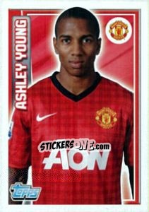 Figurina Ashley Young - Premier League Inglese 2012-2013 - Topps
