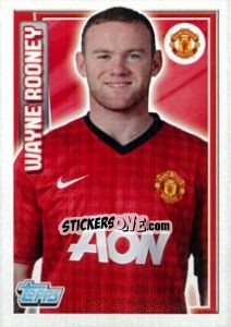 Sticker Wayne Rooney - Premier League Inglese 2012-2013 n. 130 - Topps