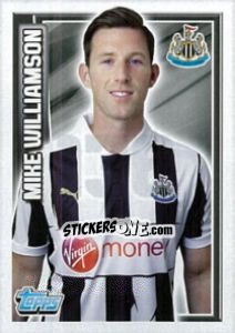 Sticker Mike Williamson - Premier League Inglese 2012-2013 - Topps