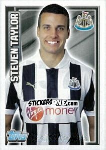 Figurina Steven Taylor - Premier League Inglese 2012-2013 - Topps