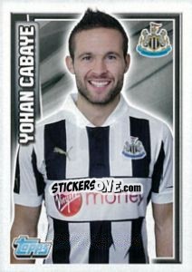 Sticker Yohan Cabaye - Premier League Inglese 2012-2013 n. 141 - Topps
