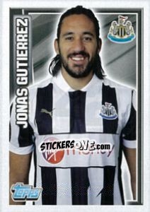 Sticker Jonás Gutiérrez - Premier League Inglese 2012-2013 - Topps