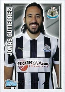 Cromo Jonás Gutiérrez - Premier League Inglese 2012-2013 - Topps