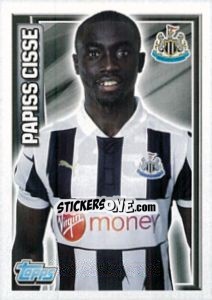 Cromo Papiss Cissé - Premier League Inglese 2012-2013 - Topps