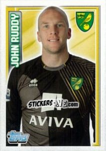 Sticker John Ruddy - Premier League Inglese 2012-2013 n. 148 - Topps