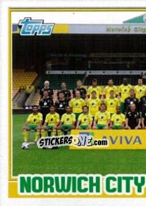 Sticker Norwich City Team Pt.1 - Premier League Inglese 2012-2013 - Topps