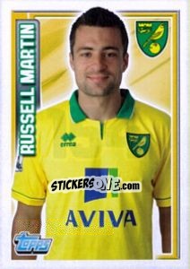 Figurina Russell Martin - Premier League Inglese 2012-2013 - Topps