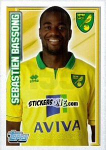 Sticker Sébastien Bassong - Premier League Inglese 2012-2013 n. 155 - Topps