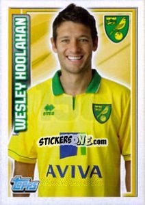 Figurina Wesley Hoolahan - Premier League Inglese 2012-2013 n. 156 - Topps