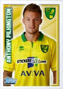 Figurina Anthony Pilkington - Premier League Inglese 2012-2013 n. 158 - Topps