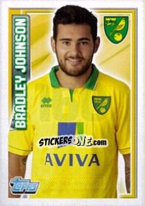 Sticker Bradley Johnson - Premier League Inglese 2012-2013 - Topps