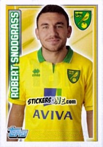 Sticker Robert Snodgrass - Premier League Inglese 2012-2013 n. 161 - Topps