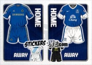 Sticker Chelsea / Everton - Premier League Inglese 2012-2013 n. 164 - Topps