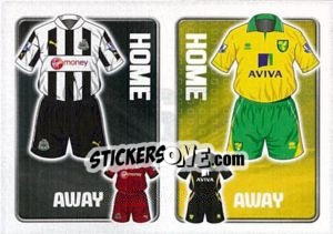 Sticker Newcastle / Norwich - Premier League Inglese 2012-2013 n. 167 - Topps