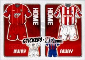 Sticker Southampton / Stoke City - Premier League Inglese 2012-2013 - Topps