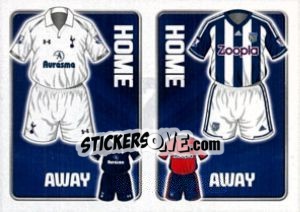 Sticker Tottenham / West Bromwich - Premier League Inglese 2012-2013 n. 171 - Topps