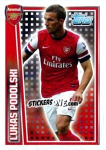 Sticker Lukas Podolski - Premier League Inglese 2012-2013 - Topps