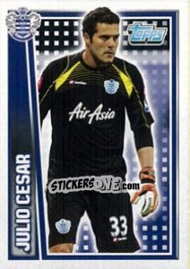 Sticker Julio Cesar - Premier League Inglese 2012-2013 n. 183 - Topps