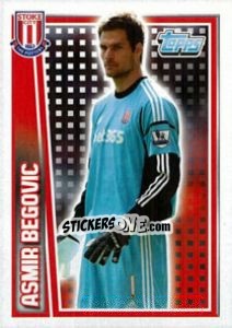 Sticker Asmir Begovic - Premier League Inglese 2012-2013 - Topps