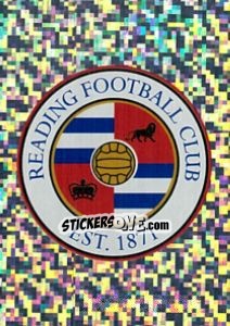Figurina Reading Club Badge - Premier League Inglese 2012-2013 - Topps