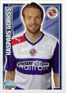 Sticker Kaspars Gorkss - Premier League Inglese 2012-2013 n. 214 - Topps