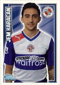 Sticker Jem Karacan - Premier League Inglese 2012-2013 n. 218 - Topps