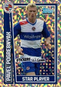 Figurina Pavel Pogrebnyak- Star Player - Premier League Inglese 2012-2013 - Topps