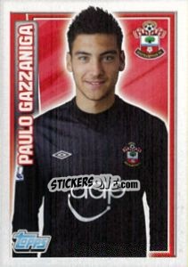 Sticker Paulo Gazzaniga - Premier League Inglese 2012-2013 - Topps