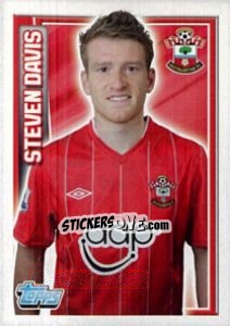 Sticker Steven Davis - Premier League Inglese 2012-2013 - Topps