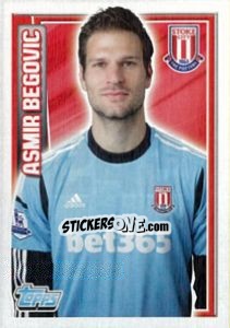 Sticker Asmir Begovic - Premier League Inglese 2012-2013 - Topps