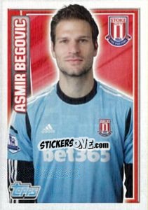 Sticker Asmir Begovic - Premier League Inglese 2012-2013 n. 242 - Topps
