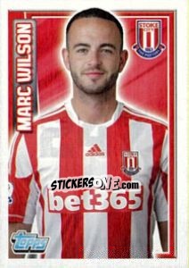 Sticker Marc Wilson - Premier League Inglese 2012-2013 n. 247 - Topps