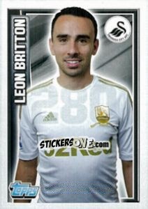 Sticker Leon Britton - Premier League Inglese 2012-2013 n. 280 - Topps