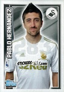 Figurina Pablo Hernández - Premier League Inglese 2012-2013 - Topps