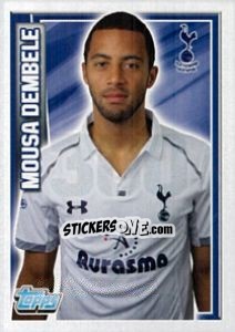 Sticker Mousa Dembélé - Premier League Inglese 2012-2013 n. 300 - Topps