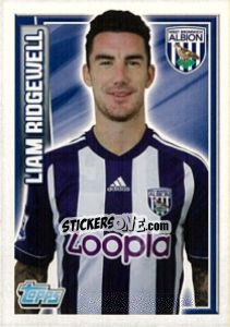 Sticker Liam Ridgewell - Premier League Inglese 2012-2013 n. 311 - Topps