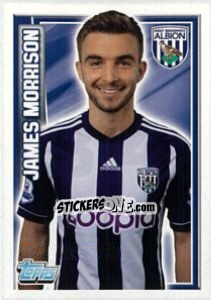 Sticker James Morrison - Premier League Inglese 2012-2013 n. 314 - Topps