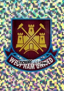 Sticker West Ham Club Badge - Premier League Inglese 2012-2013 n. 321 - Topps