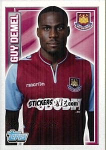 Figurina Guy Demel - Premier League Inglese 2012-2013 - Topps