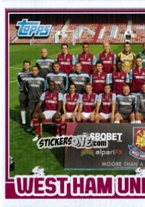 Sticker West Ham Team Pt.1 - Premier League Inglese 2012-2013 - Topps