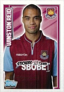 Sticker Winston Reid - Premier League Inglese 2012-2013 n. 327 - Topps