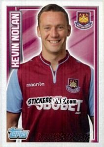 Sticker Kevin Nolan - Premier League Inglese 2012-2013 n. 331 - Topps
